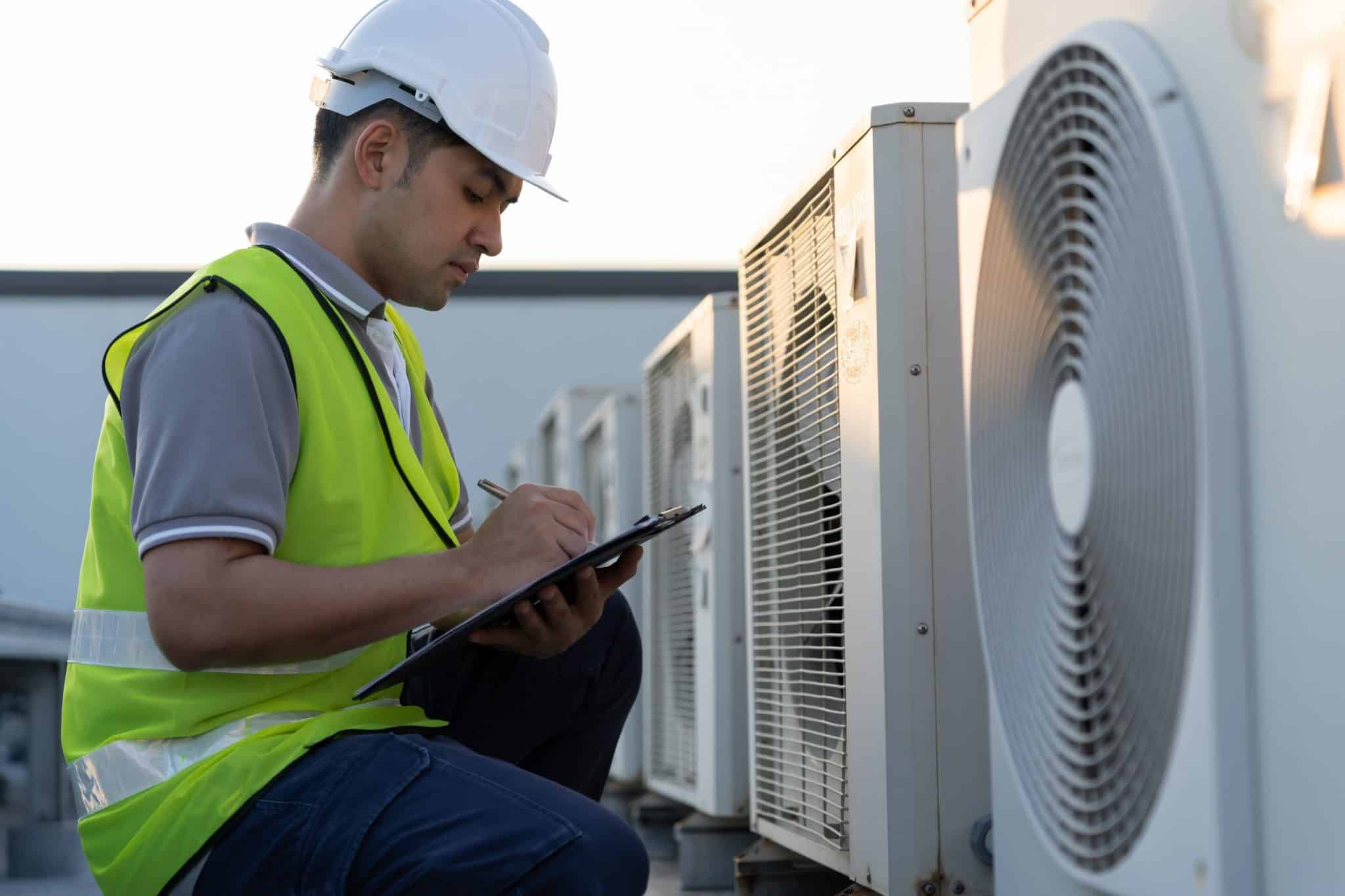 Professional indoor air quality testing service in Neshaminy Falls, PA inspecting a home for cleaner, healthier air